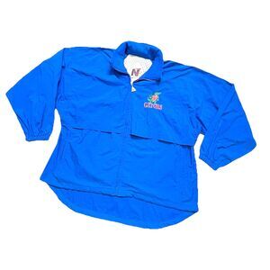 Florida Gators Vintage 90s Mens Full Zip Hooded Windbreaker Jacket Medium
